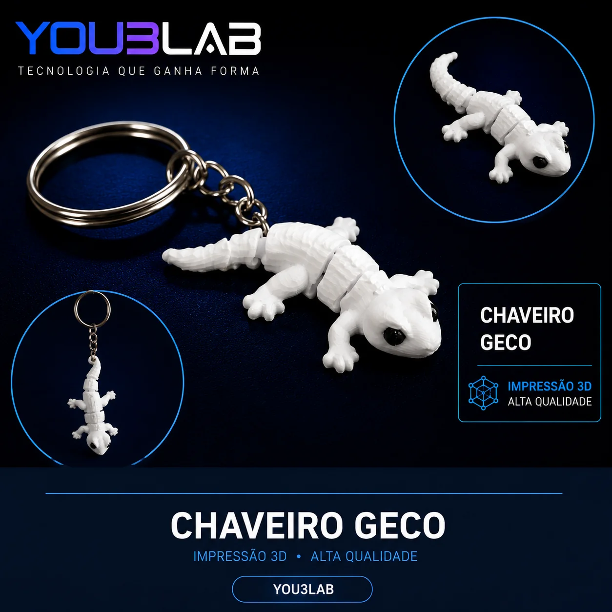 Geco - Chaveiro Articulado